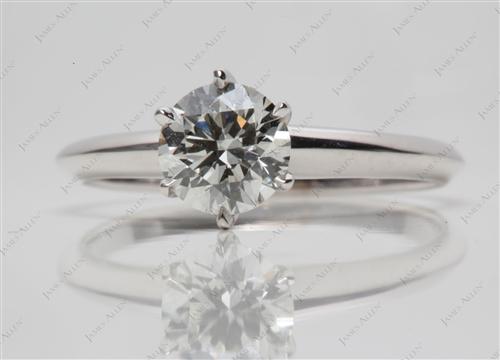 White Gold 1.01 Round cut Solitaire Ring Designs