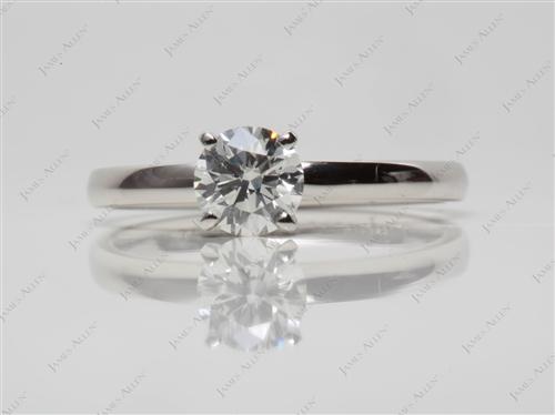 Platinum 0.64 Round cut Solitaire