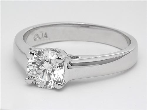 Platinum 0.76 Round cut Solitaire