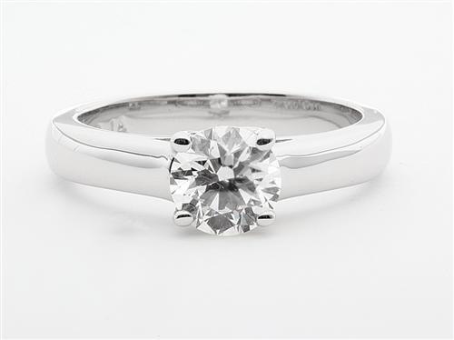 Platinum 0.93 Round cut Solitaire