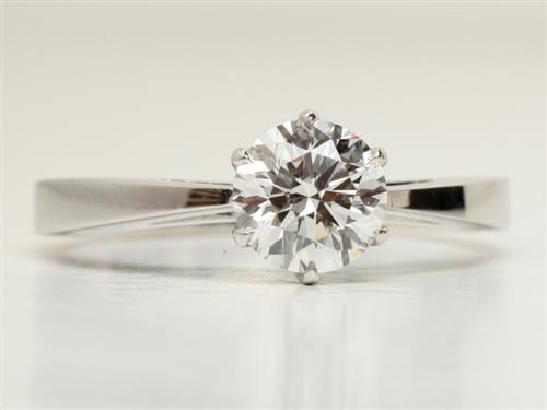 Platinum 1.27 Round cut Solitaire Ring Designs