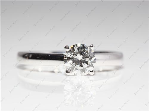 Platinum 1.59 Asscher cut Solitaire Ring Designs