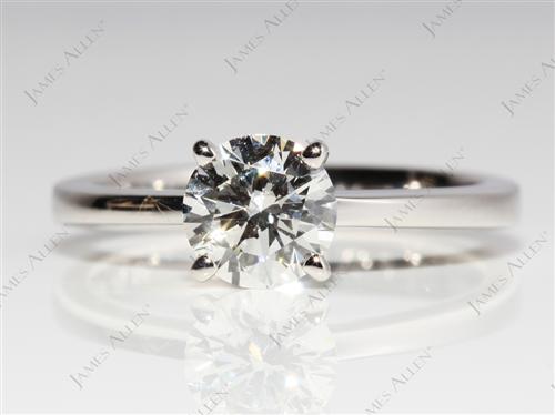 Platinum 0.83 Round cut Solitaire