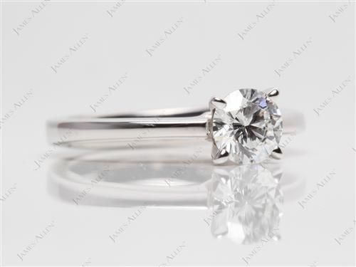 Platinum 0.52 Round cut Solitaire