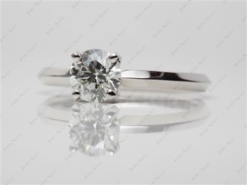 Platinum 0.71 Round cut Solitaire