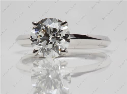 White Gold 1.52 Round cut Solitaire