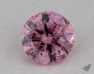 round0.19 Carat fancy intense purplish pink