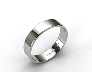 Platinum 6.0mm Flat Comfort Fit Wedding Ring