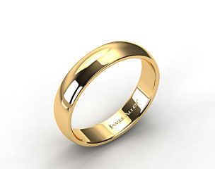 14k Yellow Gold 6.0mm Low Dome Wedding Ring